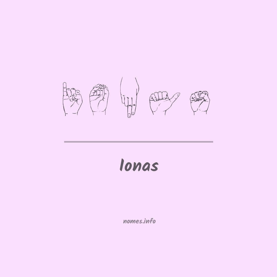 Ionas em Libras