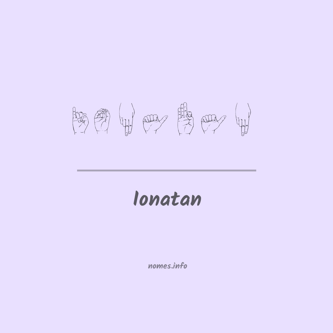 Ionatan em Libras