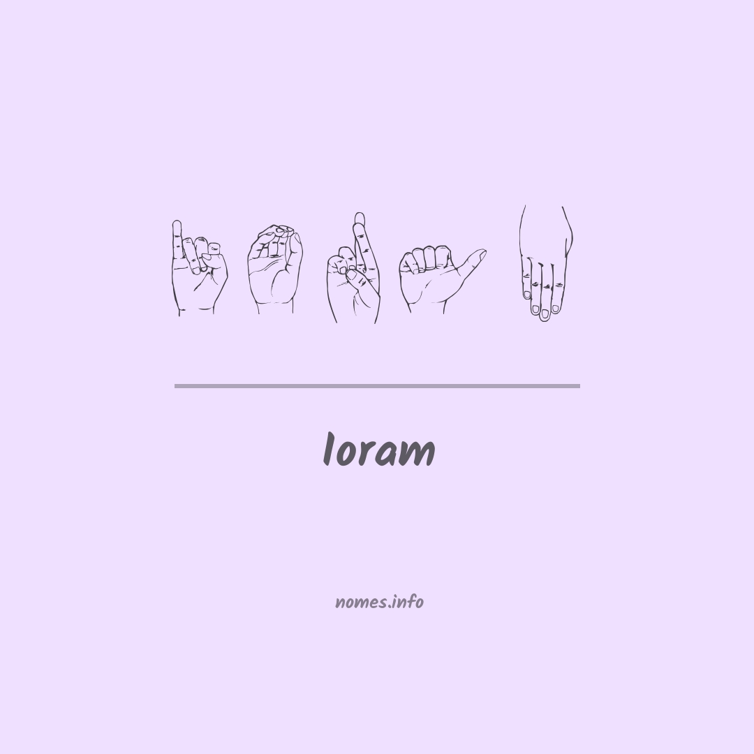Ioram em Libras