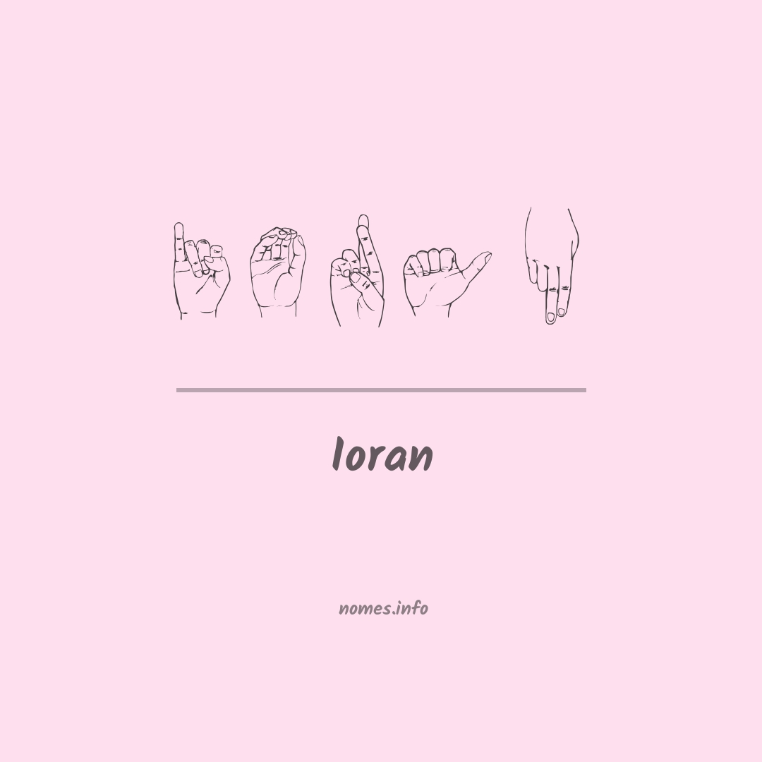 Ioran em Libras