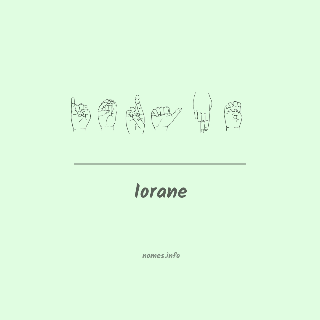 Iorane em Libras