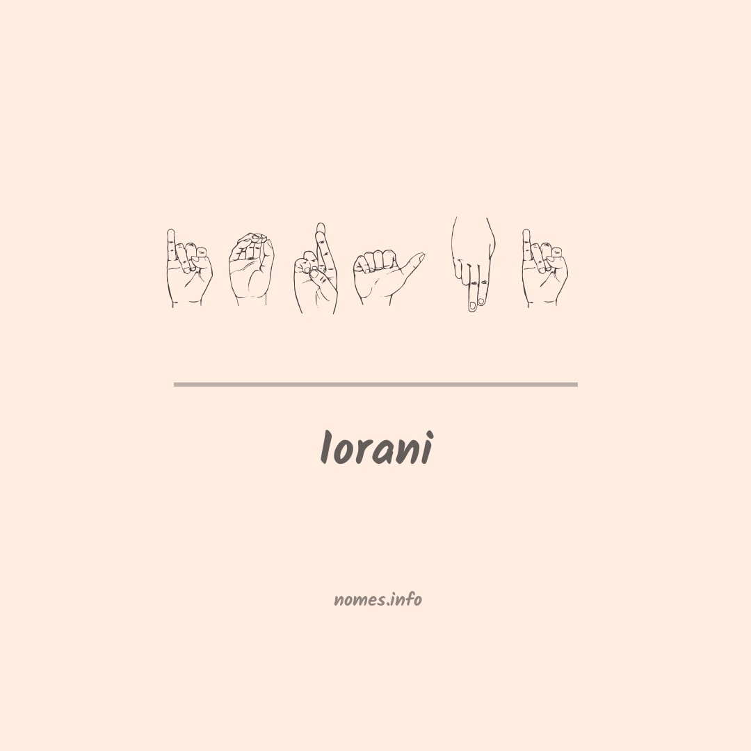 Iorani em Libras