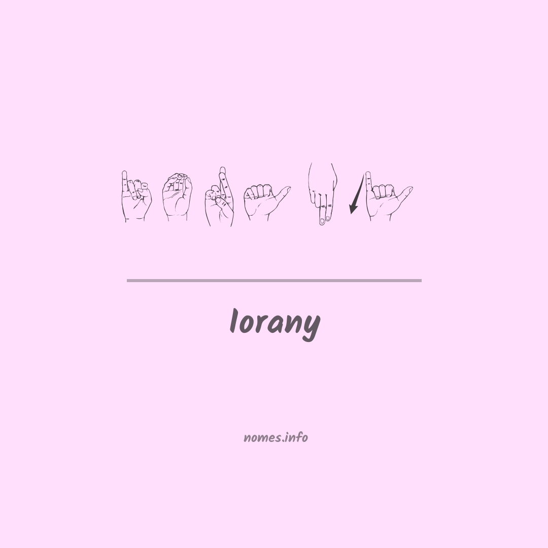 Iorany em Libras