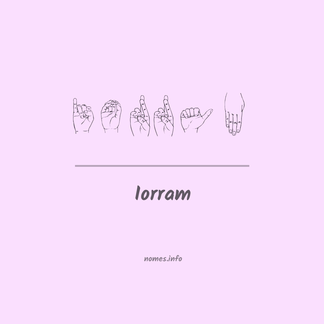 Iorram em Libras