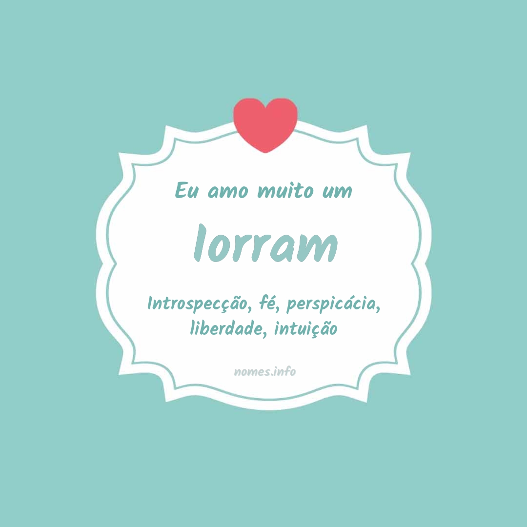 Eu amo muito Iorram