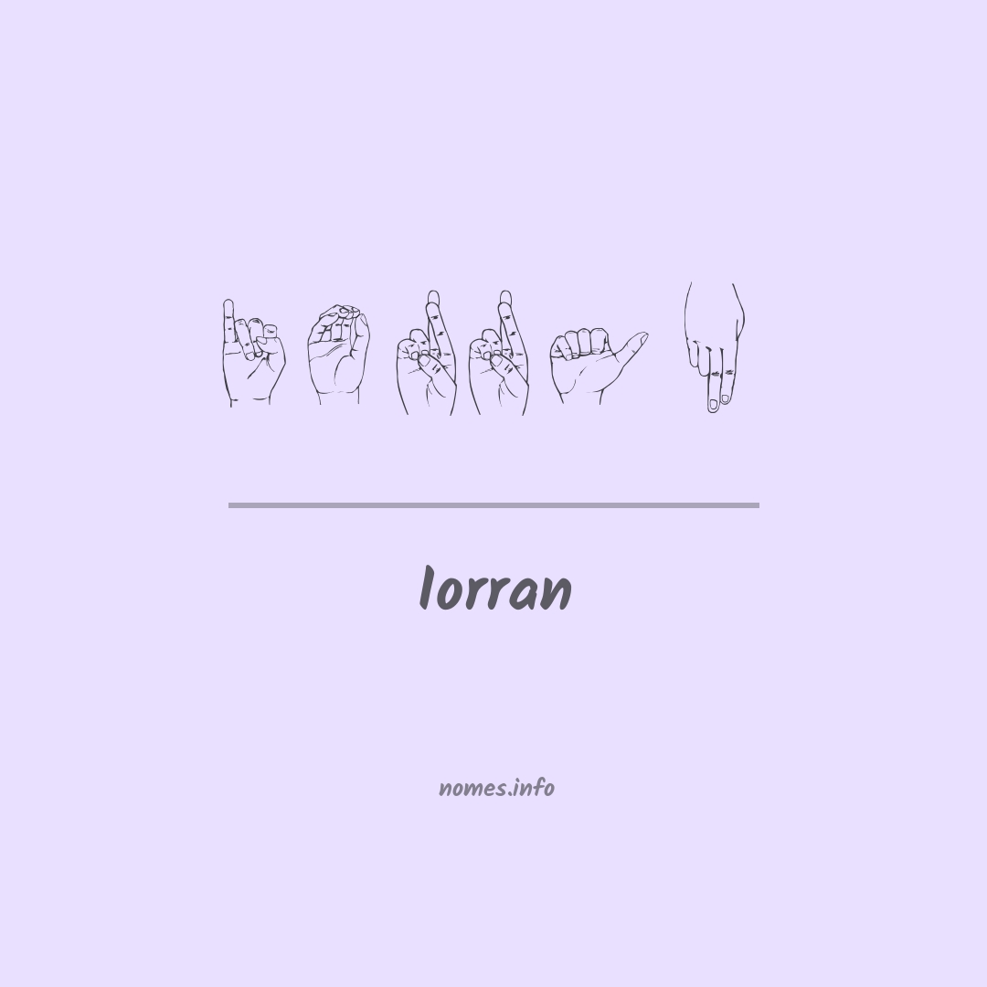 Iorran em Libras