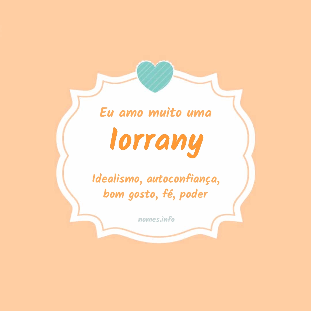 Eu amo muito Iorrany