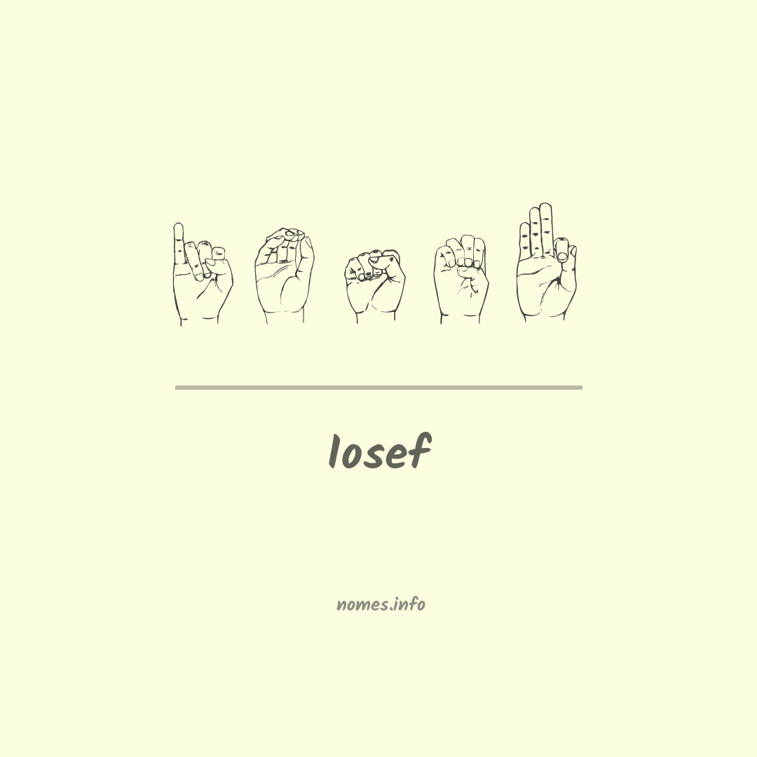Iosef em Libras