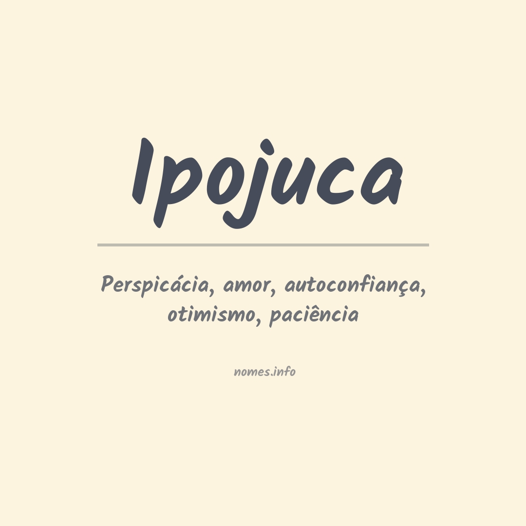 Significado do nome Ipojuca