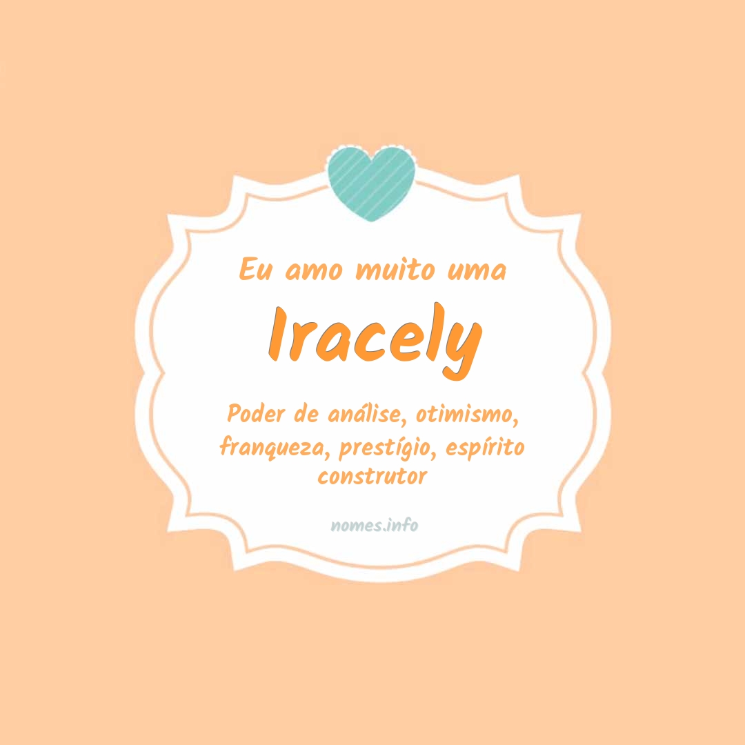 Eu amo muito Iracely