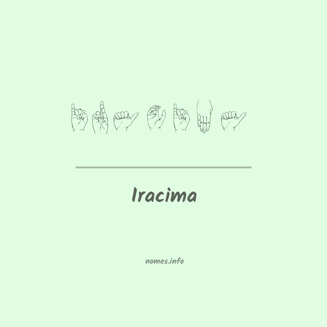 Iracima em Libras