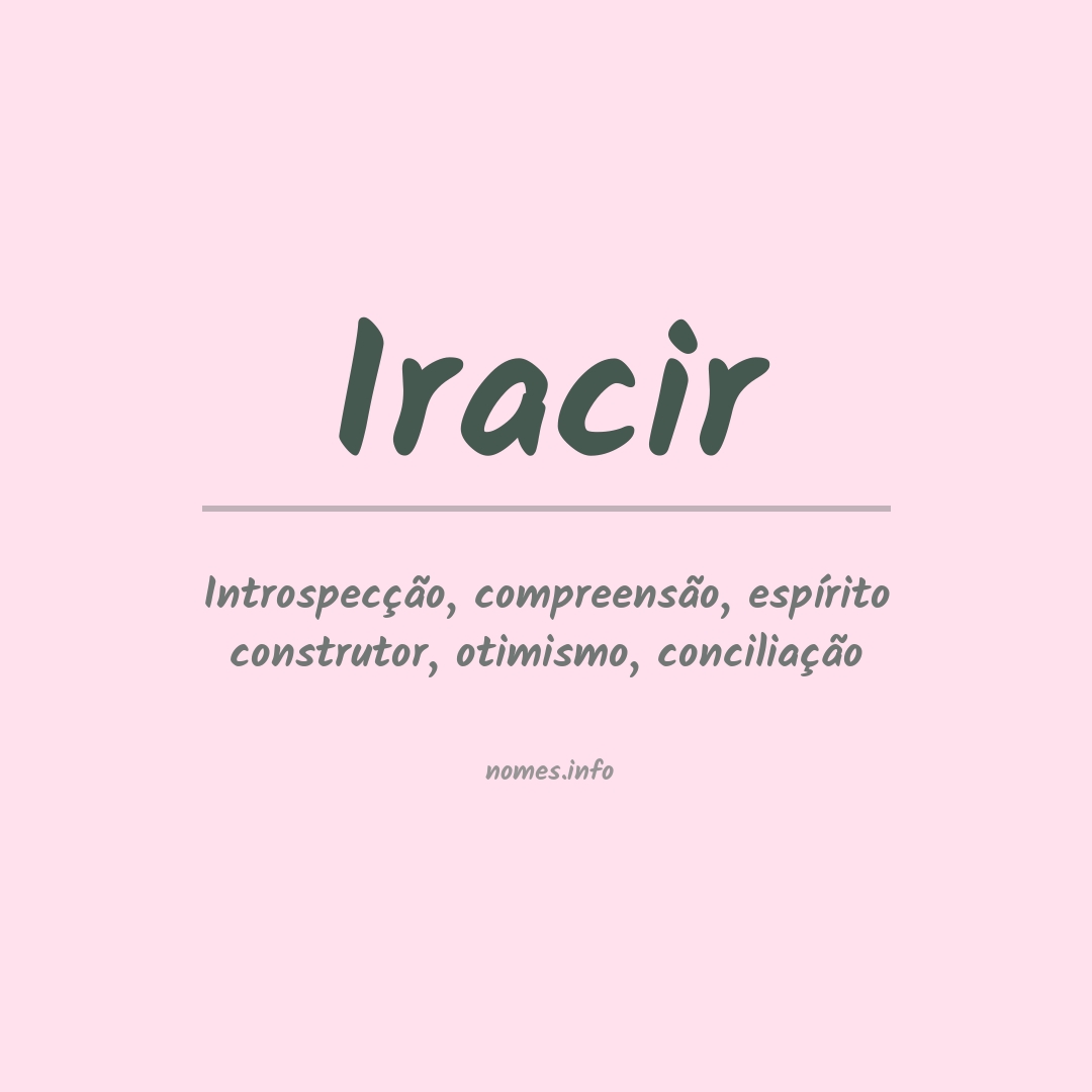 Significado do nome Iracir