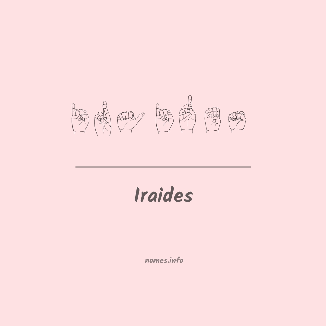 Iraides em Libras