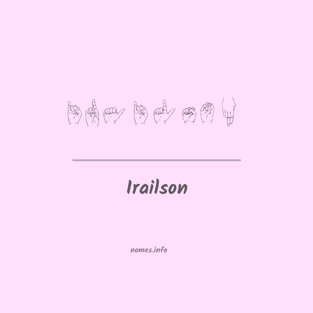 Irailson em Libras