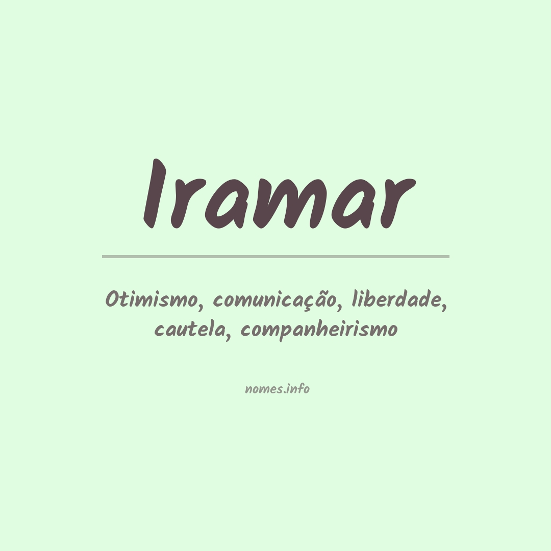 Significado do nome Iramar