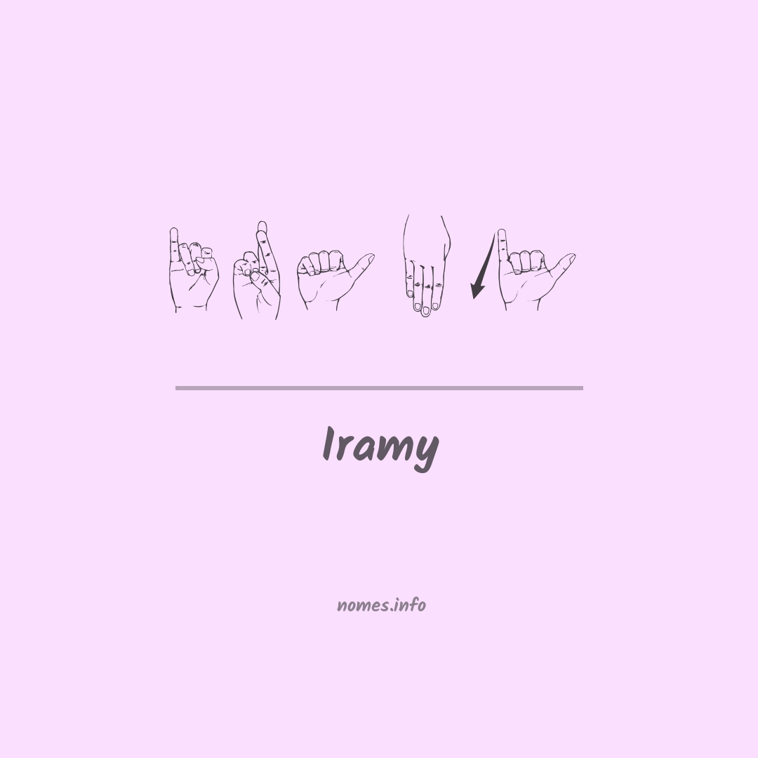 Iramy em Libras