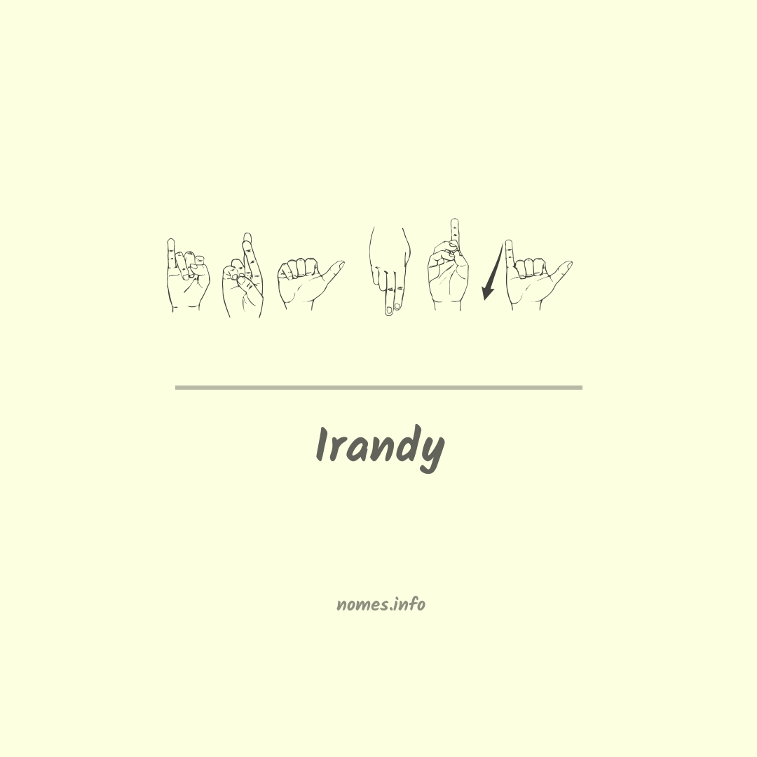 Irandy em Libras