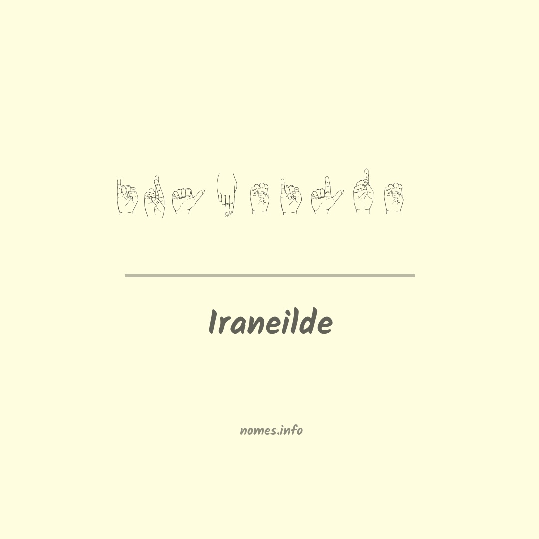 Iraneilde em Libras