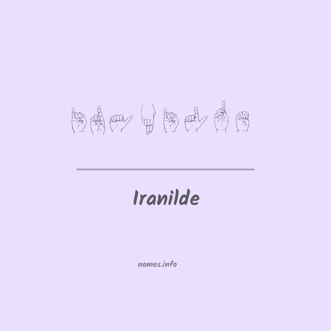 Iranilde em Libras