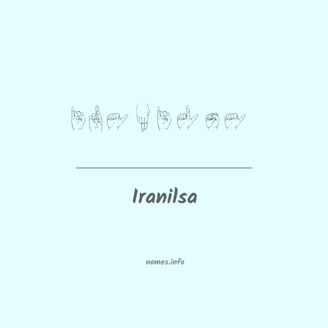 Iranilsa em Libras