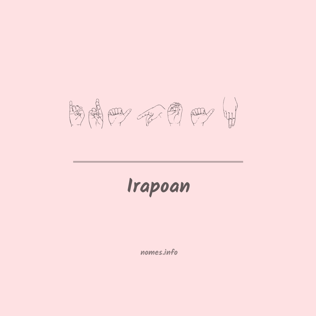 Irapoan em Libras