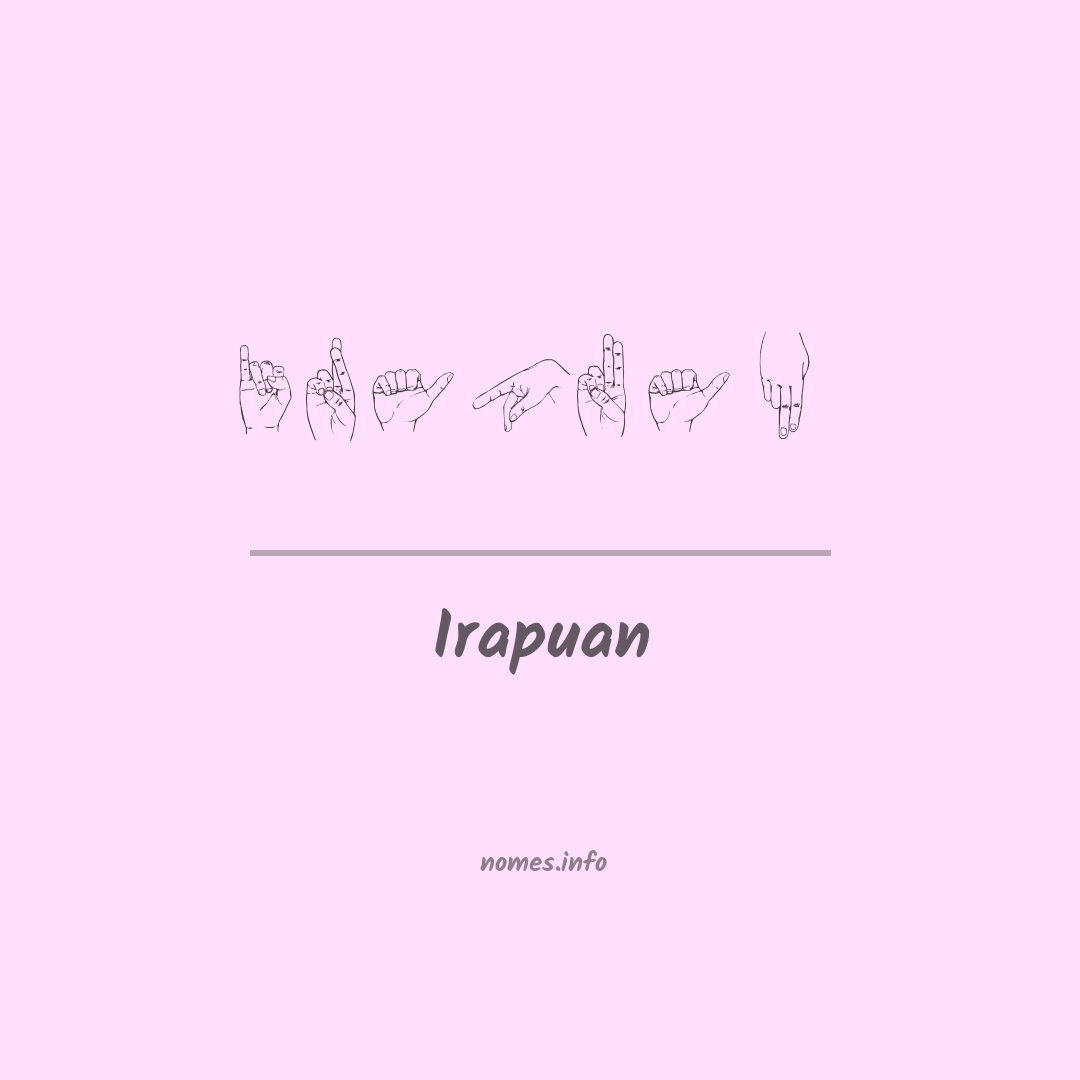 Irapuan em Libras