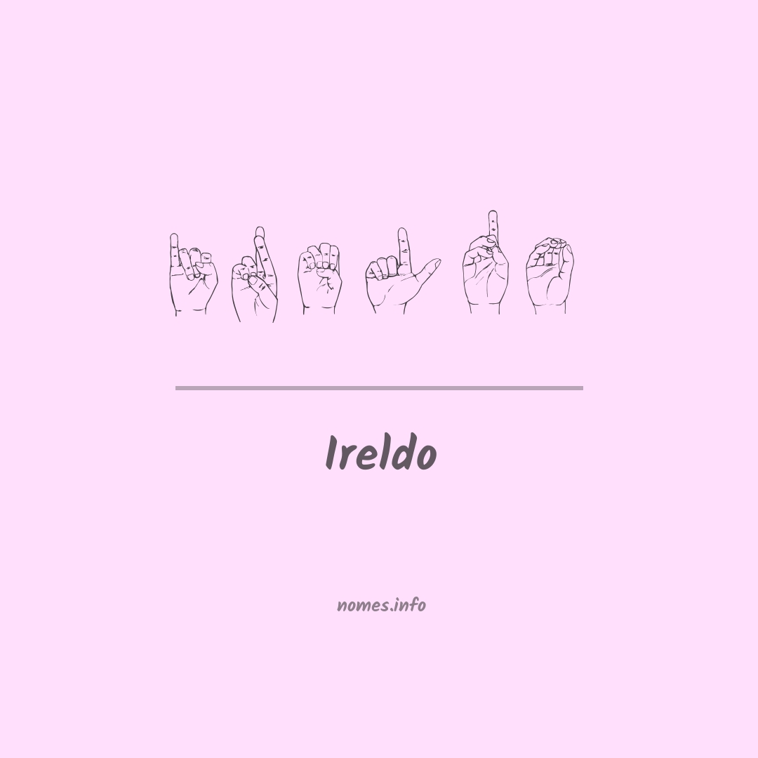 Ireldo em Libras