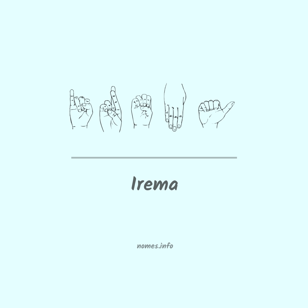 Irema em Libras