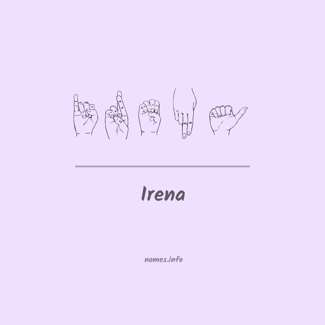 Irena em Libras