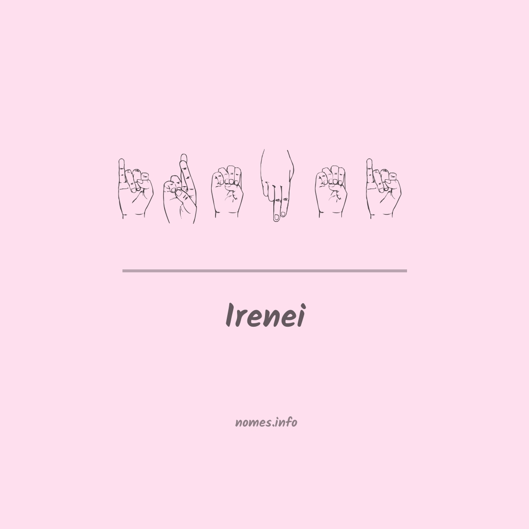Irenei em Libras