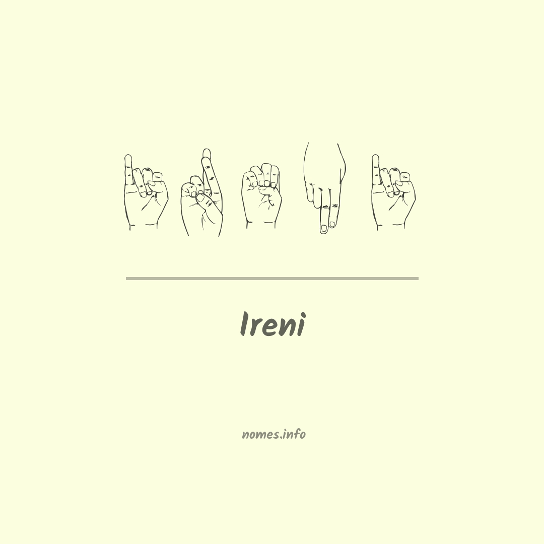 Ireni em Libras