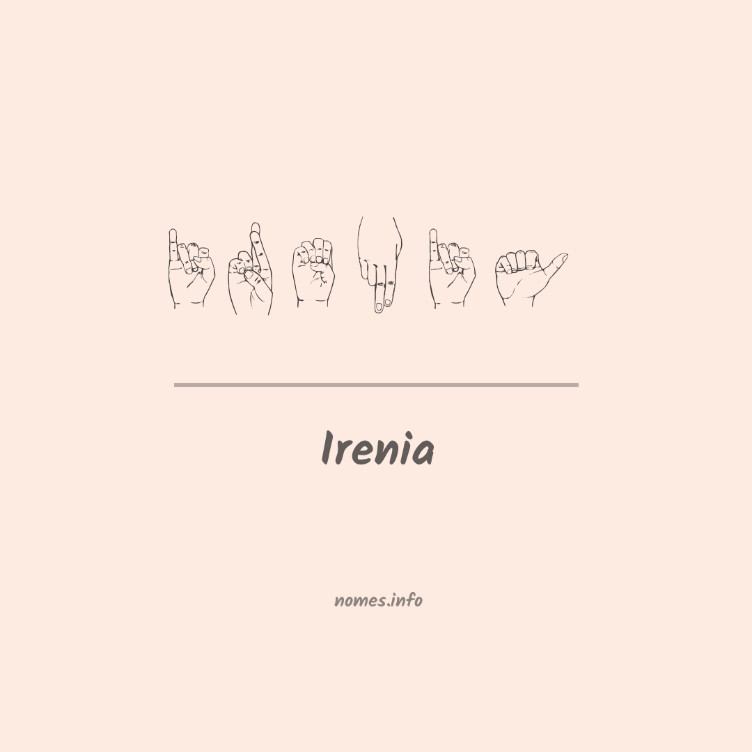 Irenia em Libras