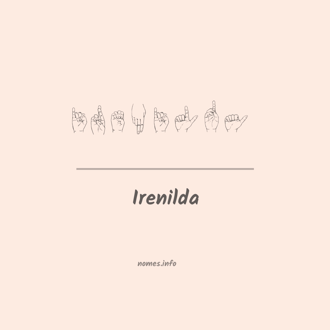 Irenilda em Libras