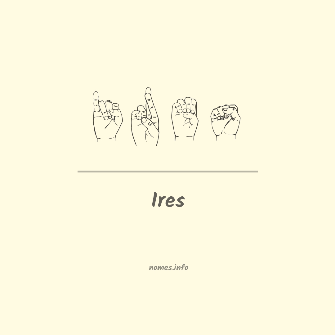 Ires em Libras