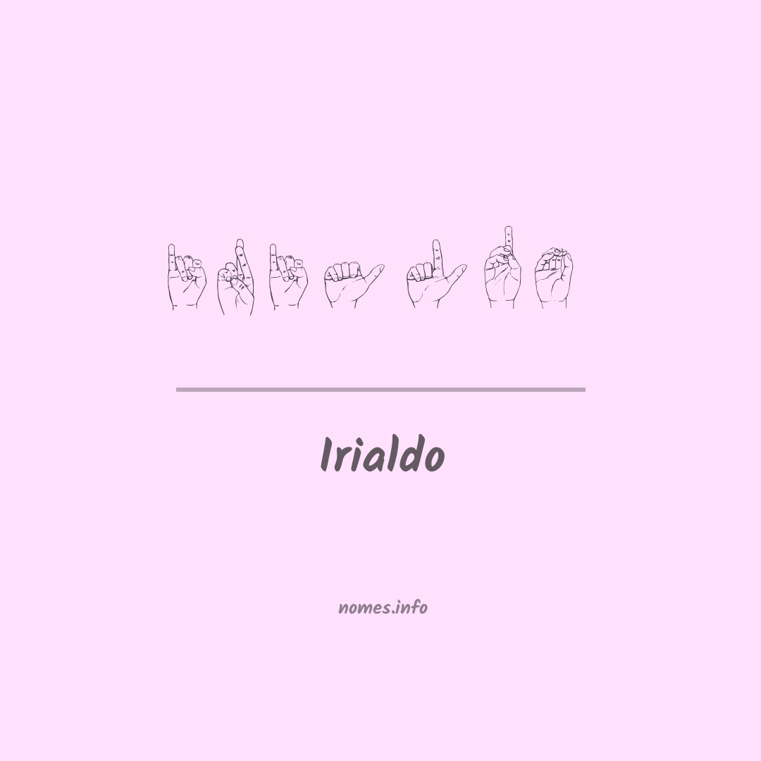 Irialdo em Libras