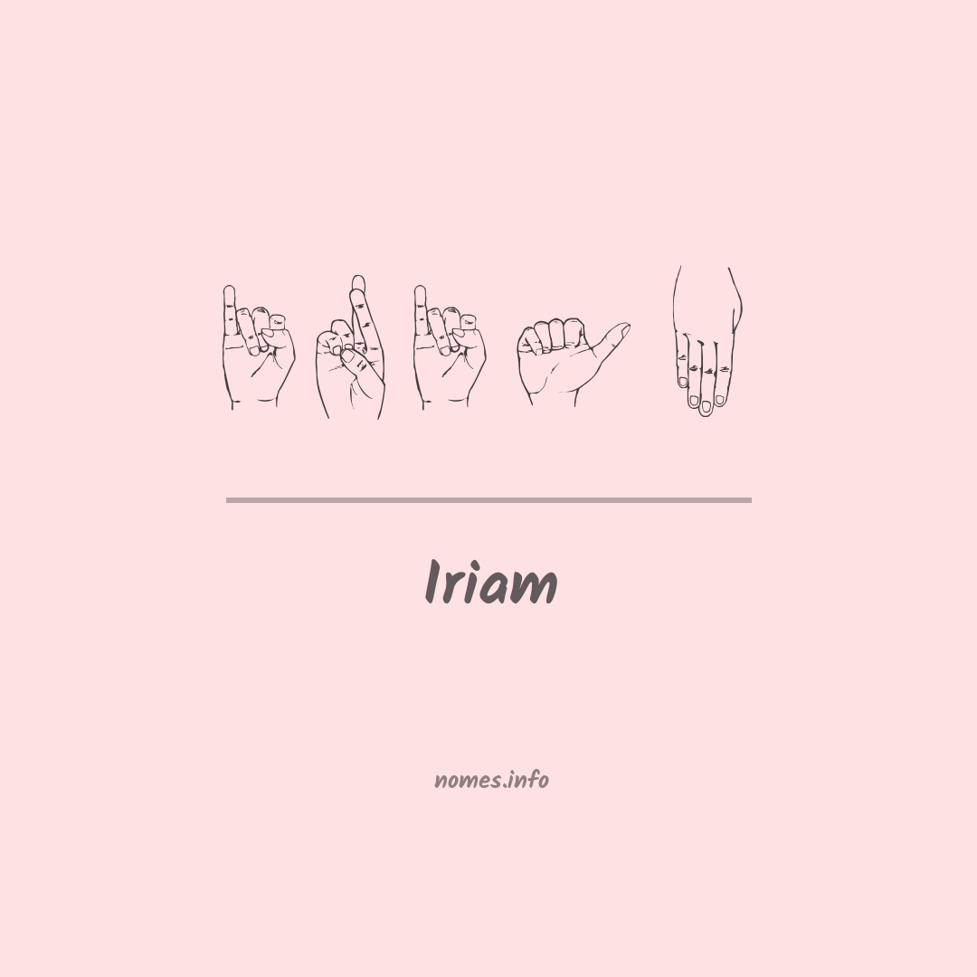 Iriam em Libras