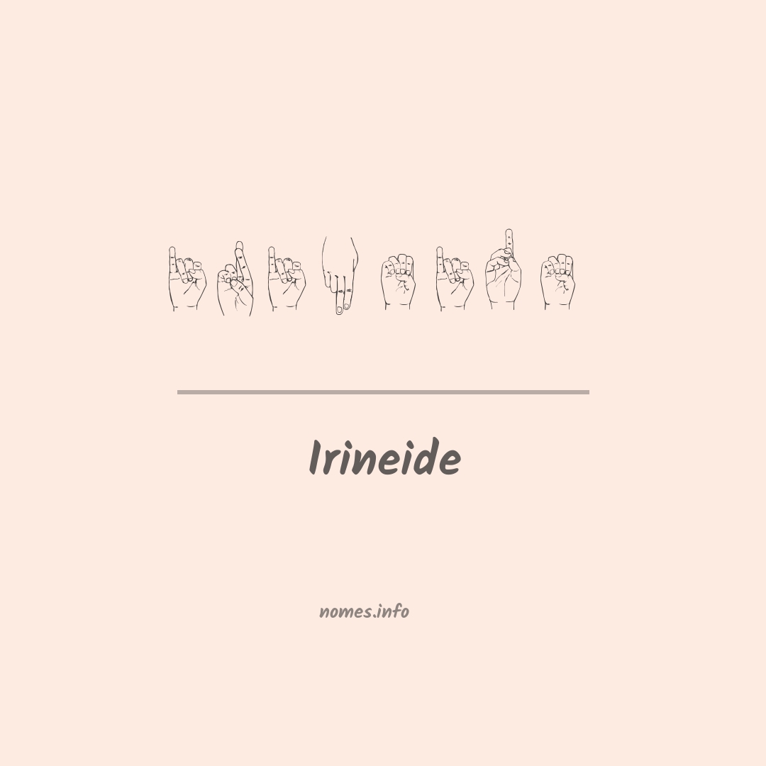 Irineide em Libras