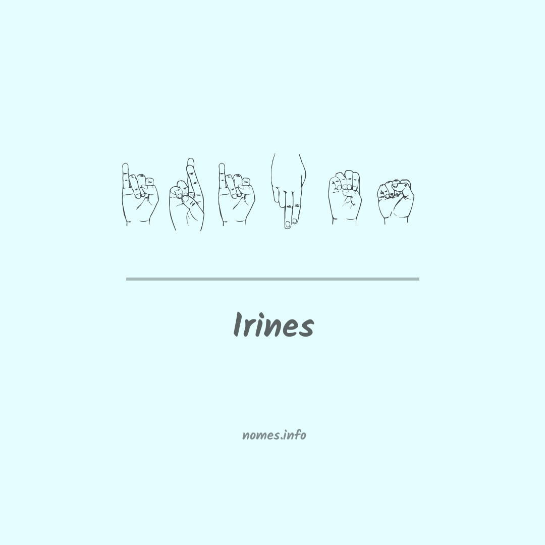 Irines em Libras