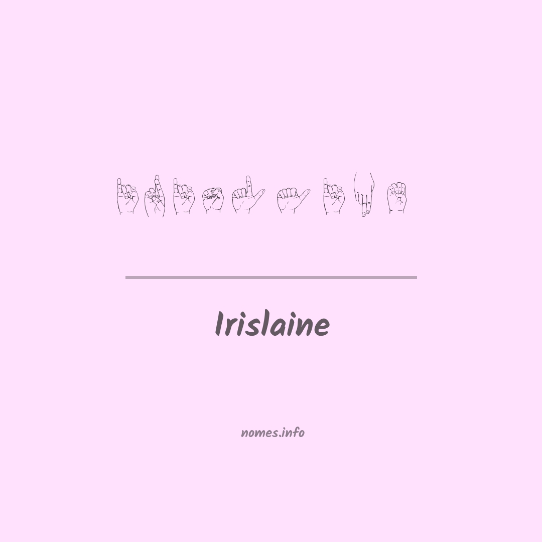 Irislaine em Libras
