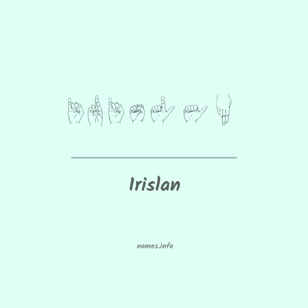 Irislan em Libras