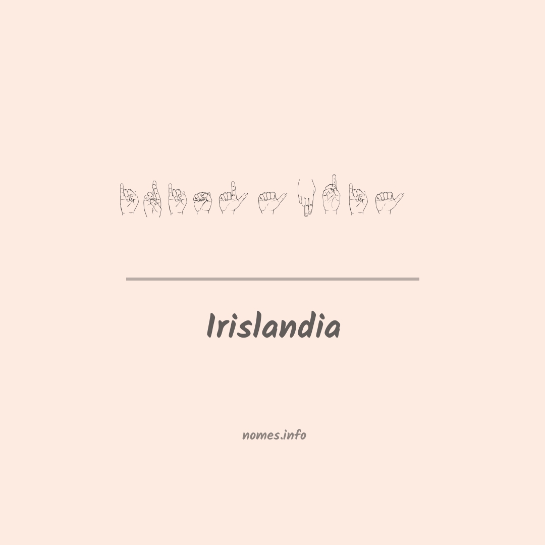 Irislandia em Libras