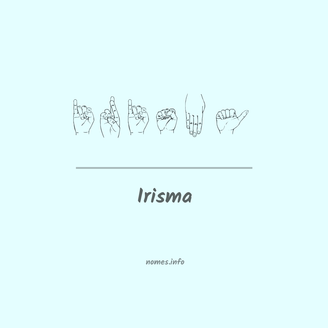 Irisma em Libras