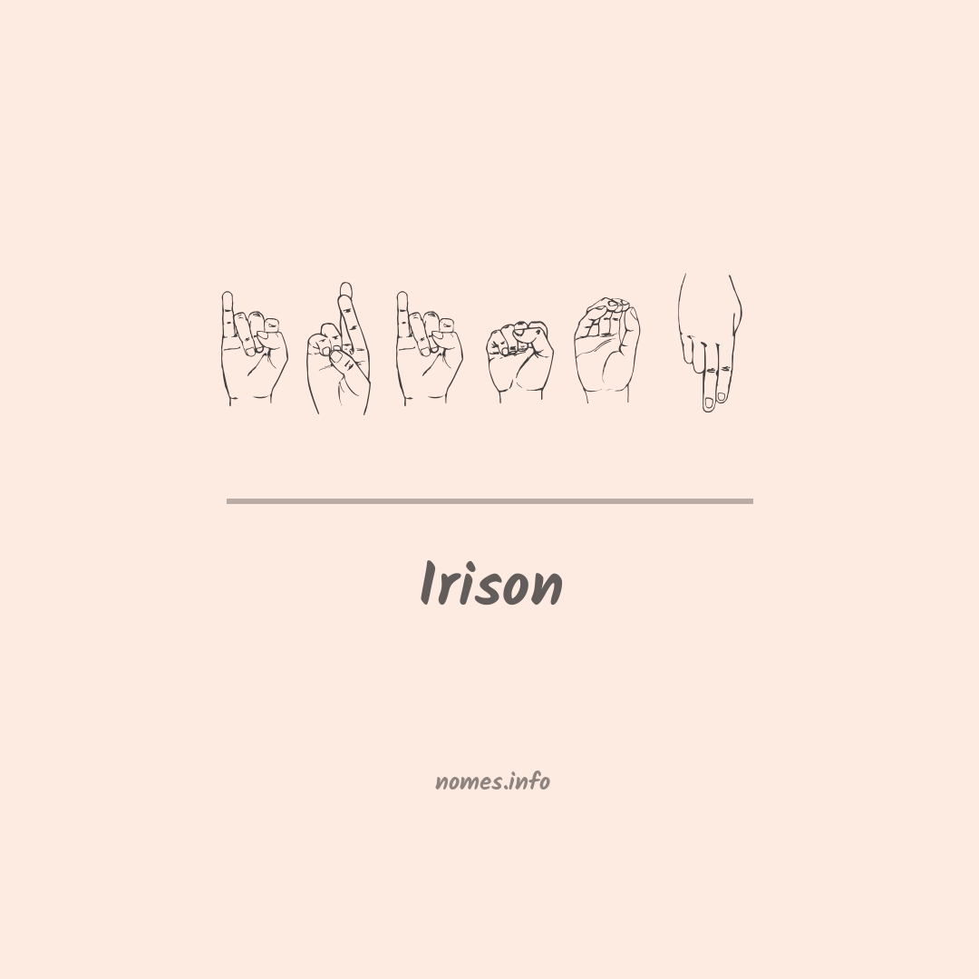 Irison em Libras