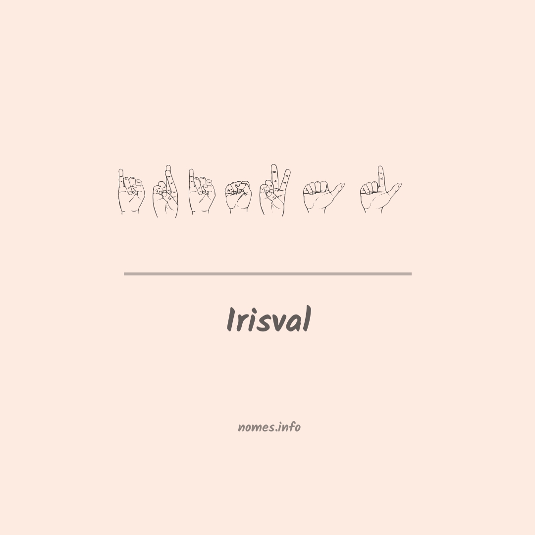 Irisval em Libras