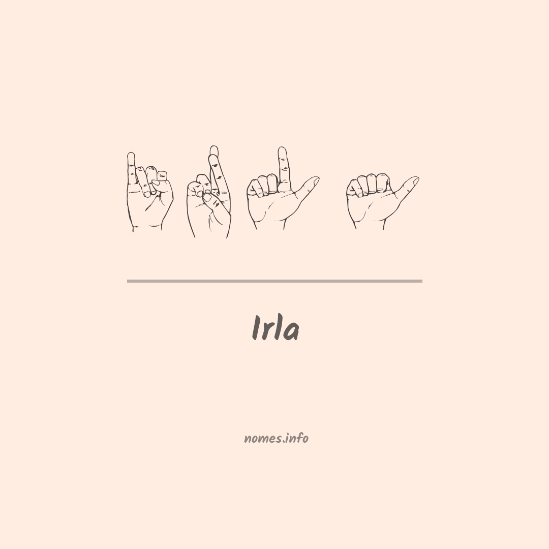 Irla em Libras
