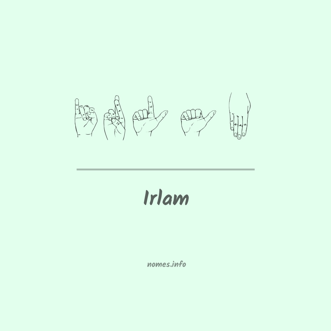 Irlam em Libras