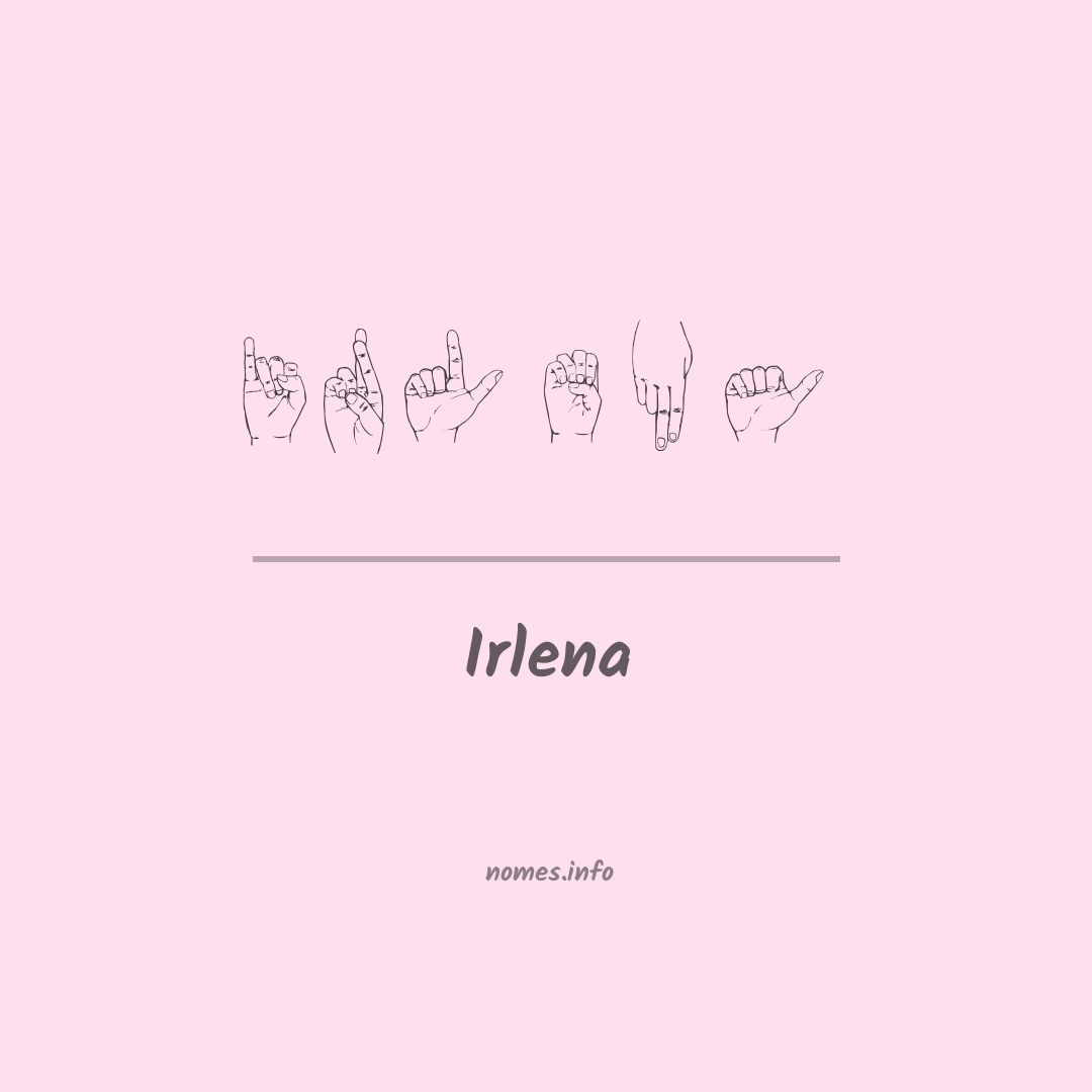 Irlena em Libras