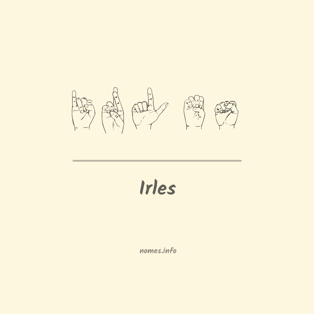 Irles em Libras