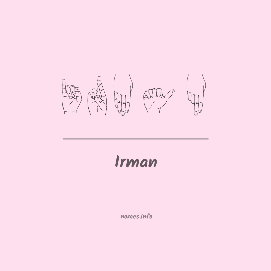 Irman em Libras