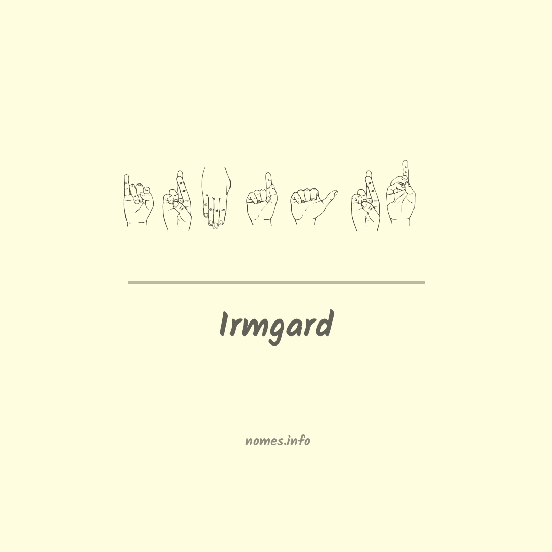 Irmgard em Libras